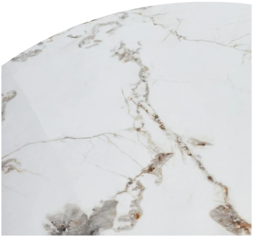 Стол BUENO 120 GLOSS GOLDEN JADE SOLID CERAMIC / BLACK, ®DISAUR