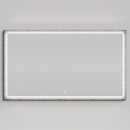 Зеркало Лайт 140, Серый камень ПВХ 57806
