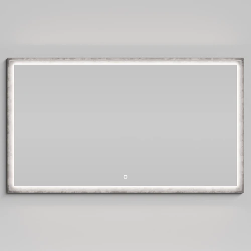 Зеркало Лайт 140, Серый камень ПВХ 57806