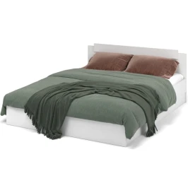 Кровать «Чикаго» 160 с ламелями, белый