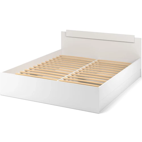 Кровать «Чикаго» 160 с ламелями, белый