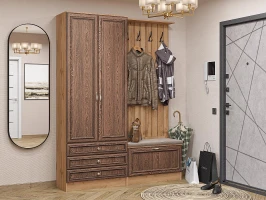Готовая прихожая Стиль-03 Brown Dreamline