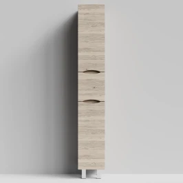 Пенал Лайт 30 напольный, Дубослив ореховый светлый ПВХ 3445, правый