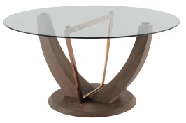 Стол обеденный Орео Гранд F-1530, прозрачный