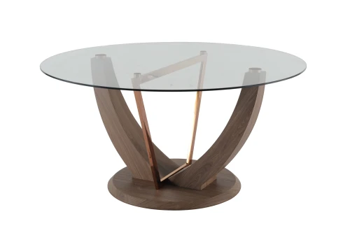 Стол обеденный Орео Гранд F-1530, прозрачный