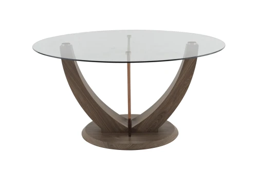 Стол обеденный Орео Гранд F-1530, прозрачный