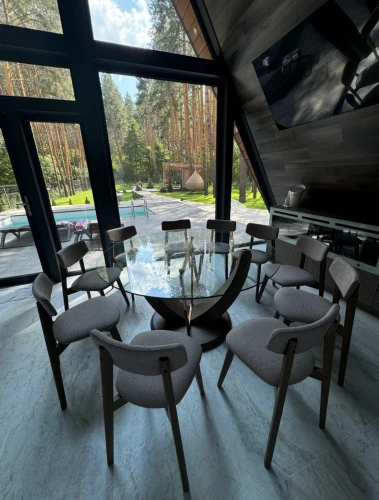 Стол обеденный Орео Гранд F-1530, прозрачный