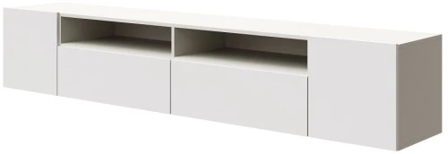 Стенка «Женева», Белая/ Белый глянец