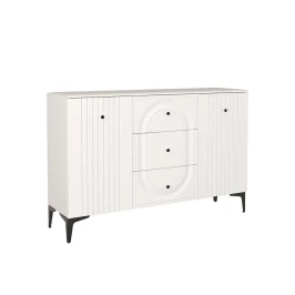 Комод Валенсия 13.309.01, Белый шагрень