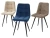 Стул CHILLI-Q синий #29, велюр / черный каркас, 4 шт/ 1 к, М-City