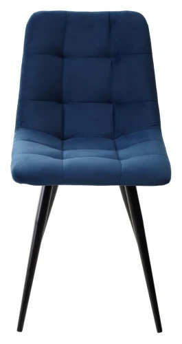 Стул CHILLI-Q синий #29, велюр / черный каркас, 4 шт/ 1 к, М-City