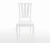 Стул Кабриоль Жесткий, Белый