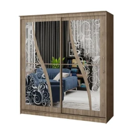 Шкаф-купе Элегант №2 1,7 Ясень шимо темный