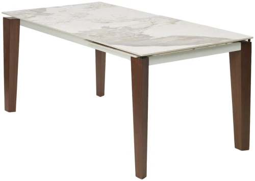 Стол ESMIR 160 GLOSS LUXURY PANDORA SOLID CERAMIC/орех, ®DISAUR