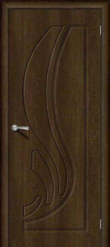 Межкомнатная дверь винил BRAVO Лотос-1 Dark Barnwood