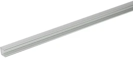 Планка для стенпанели торцевая Алюминий Хром