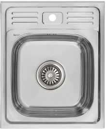 Мойка накладная 506016/0,6 1Ч1К Глянец