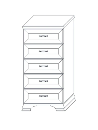 Комод Сиена 55, бежевый