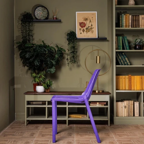 Пластиковый стул NICO фиолетовый