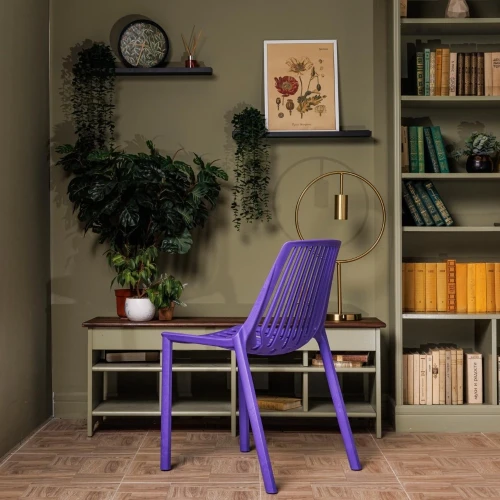 Пластиковый стул NICO фиолетовый