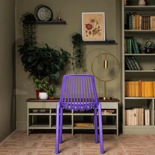 Пластиковый стул NICO фиолетовый