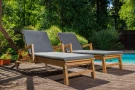 Комплект шезлонгов PAOLO на колесиках из акации(teaklook)