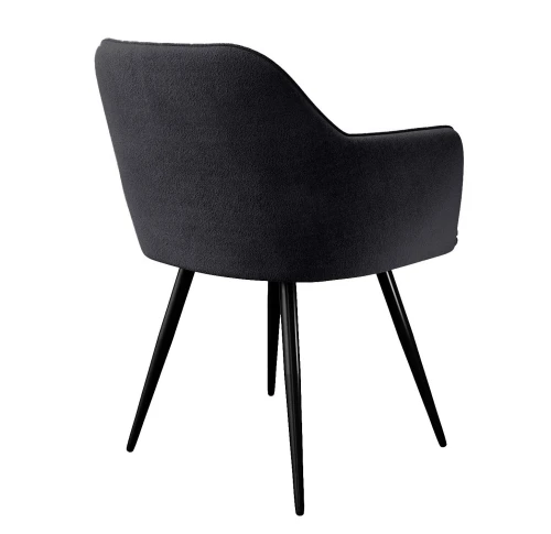 Стул DikLine 277 поворотный TW11 серый, ножки черные