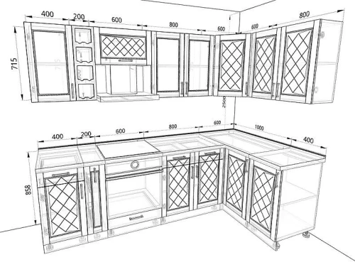 Кухня Барселона Комплектация 4