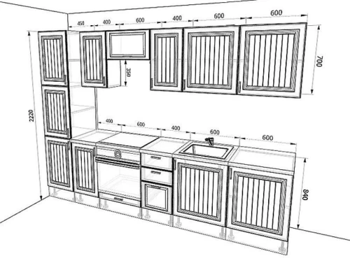 Кухня Принцесса Комплектация 6