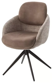 Стул ГРЕЙС (GRACE) 360 град, цвет КАПУЧИНО PENA-172 / G1229-7, ткань / ШОКОЛАДНОЕ ЗОЛОТО, ®DISAUR