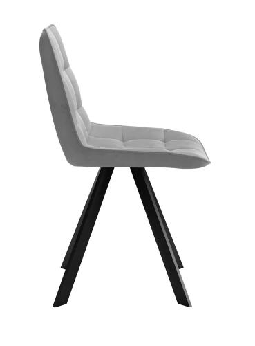 Стул DikLine 229 поворотный, B22 GREY, ножки черные