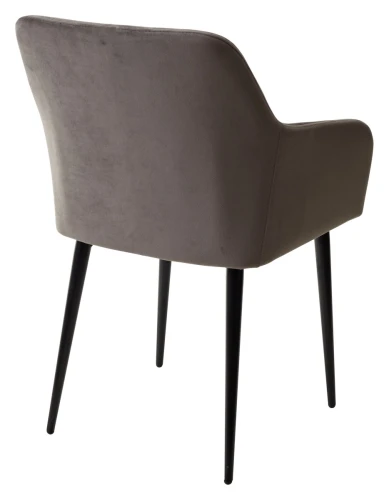 Стул BRANDY-X ГРАФИТ #14, велюр / черный каркас М-City