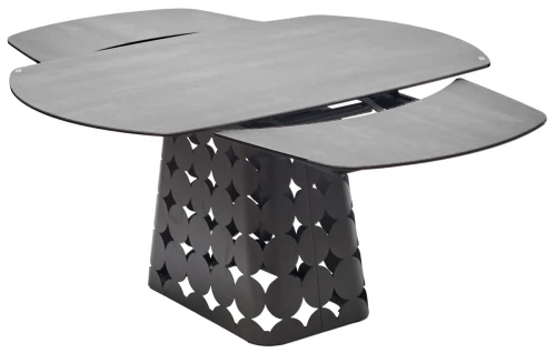 Стол LORENS 150 TL-58 поворотная система раскладки, испанская керамика / Темно-серый, ®DISAUR