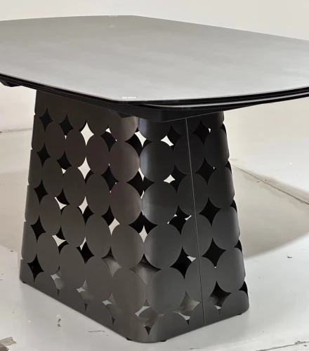 Стол LORENS 150 TL-58 поворотная система раскладки, испанская керамика / Темно-серый, ®DISAUR