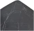 Стол BLANCO 160 MATT BLACK MARBLE SOLID CERAMIC / Орех, ®DISAUR