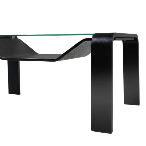 Стол журнальный Гурон 1 черный матовый