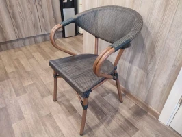 Кресло- стул из искусственного ротанга БАМБУК/ТЕСЛИН-1 «BAMBOO/TESLIN-1»