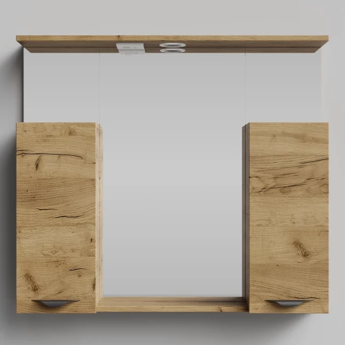 Зеркало Марко 90, ручки Черные, Дуб Тортуга ПВХ 2357-43