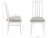 Стул «Марио», эмаль белая