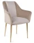 Стул обеденный Лючия DС-1108, бежевый, золото