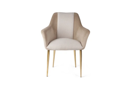 Стул обеденный Лючия DС-1108, бежевый, золото