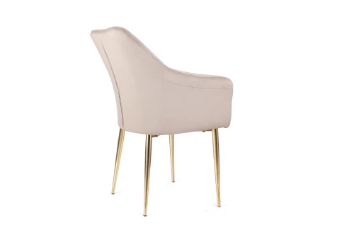 Стул обеденный Лючия DС-1108, бежевый, золото