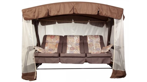 Качели садовые 3-х местные Палермо Премиум меб.ткань арт.с591