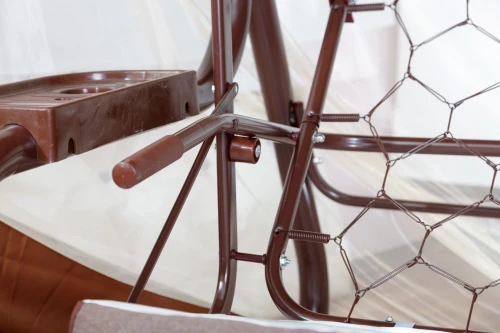 Качели садовые 3-х местные Палермо Премиум меб.ткань арт.с591