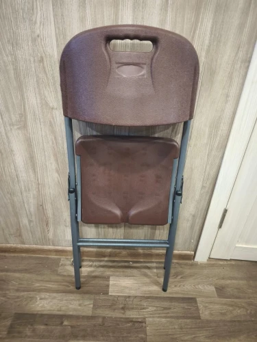 Стул складной садовый Мир Дачника 83x46x53см HDPE шоколад (6 штук)