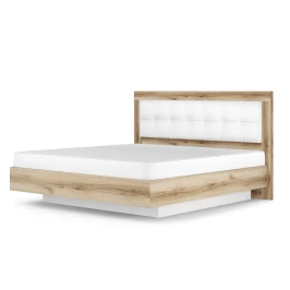 Кровать-5 с подъемным основанием 1400 экокожа Вега Скандинавия