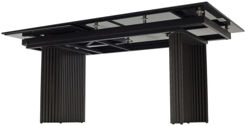 Стол RAGNAR 180 цвет 1697 Коричневая кожа, керамика / Темно-серый каркас, ®DISAUR