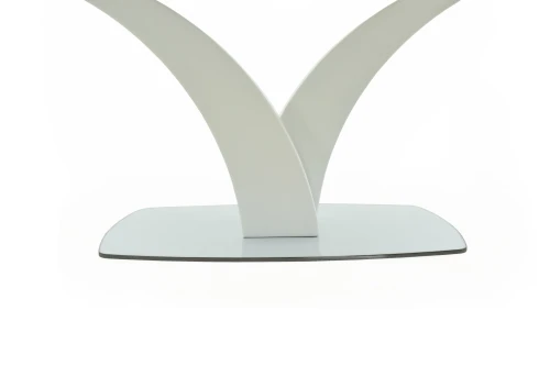 Стол Нотр Дам MODERNE стекло OPTIWHITE 1400(1800)*850, Капучино