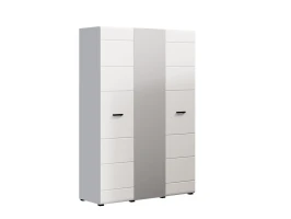 Шкаф трехстворчатый Нэнси New, Белый глянец холодный