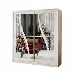 Шкаф-купе Элегант №2 2,0 м, Сандал светлый